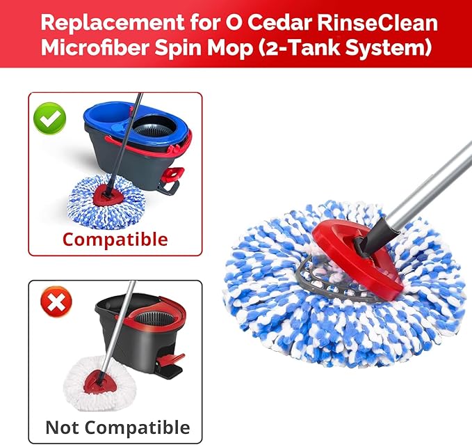 Spin Mop Head, Handle Replacement - Image 2