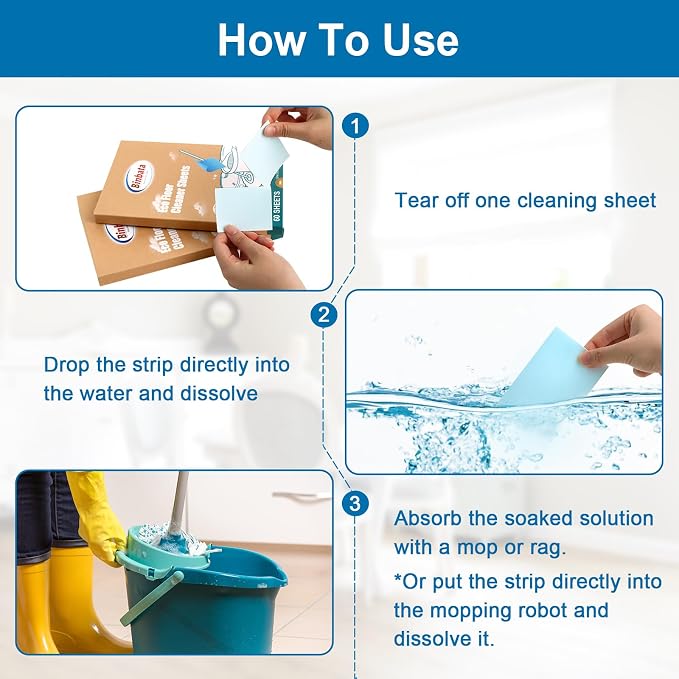 Eco Floor Cleaner Sheets, Safe for Pets & Kids - Image 4