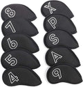 Montela Golf Iron Covers, Golf Iron Head Covers Mesh Golf Iron Covers Set 10pcs by montelagolf