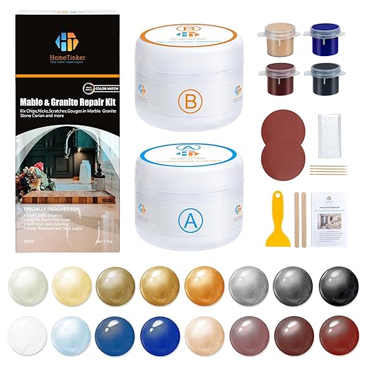 Marble and Granite Repair kit, Quartz Countertop Repair Kit by HT+HOMETINKER