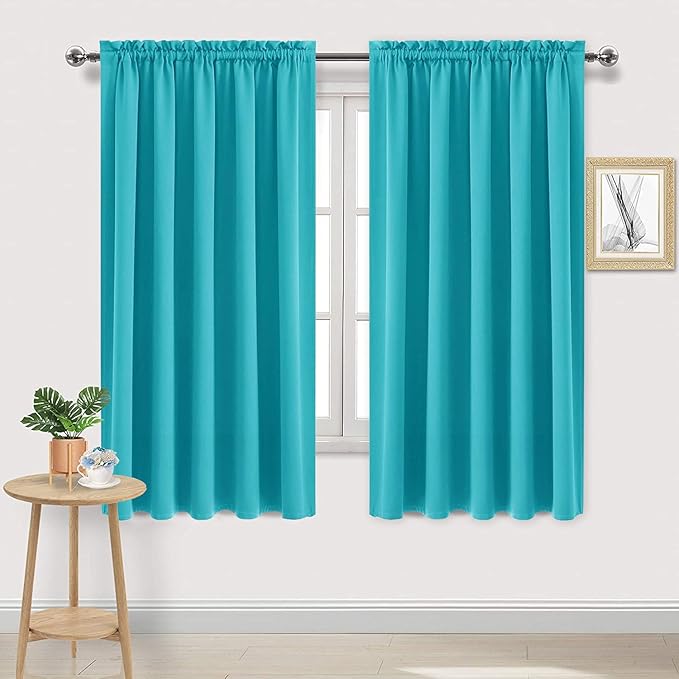 DWCN Blackout Curtains for Bedroom – Rod Pocket Thermal Insulated Noise by DWCN