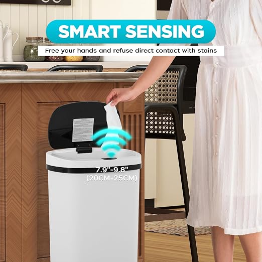Automatic Motion Sensor Bathroom Trash Can - Image 5