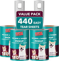MEIQIHOME Lint Rollers for Pet Hair Extra Sticky, 440 Sheets Value Set Lint by MEIQIHOME