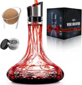 Wine Decanter Built-in Aerator Pourer, Wine Carafe by QPIXDIGITAL