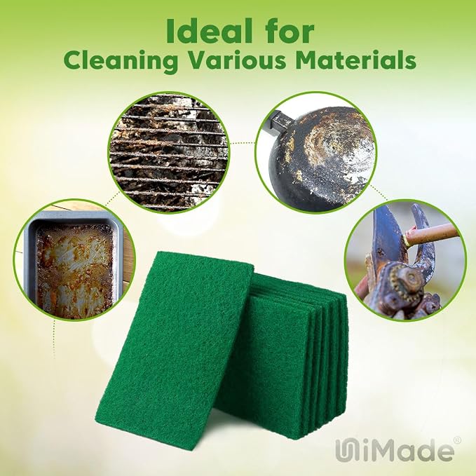 Heavy Duty Scouring Pad, Garage and Outdoors, Reusable Dish Scrubber Pads - Image 2
