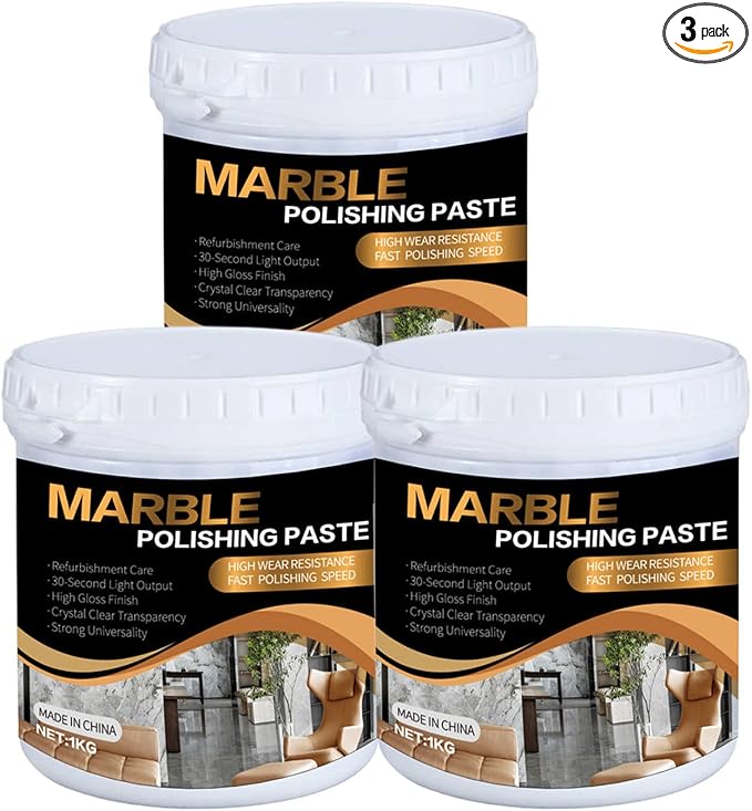 Marble Polishing Paste Kit, Marble Polishing Compound, Countertop Cleaner by Unknown