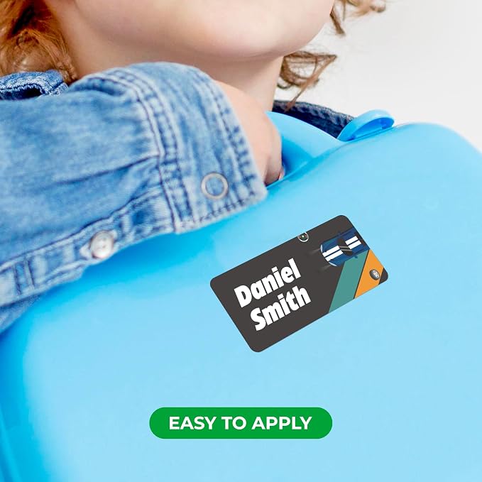 Personalized Name Tag Stickers for Kids | Car Waterproof Labels for School - Image 6
