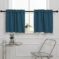 Pickluc Cafe Curtain 30 Inches Length, Rod Pocket Kitchen Curtain, Short by PICKLUC