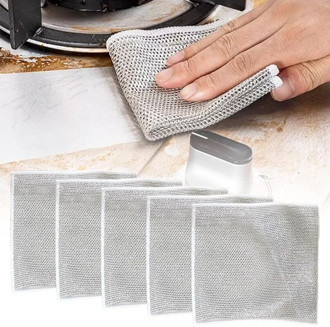 Multipurpose Wire Dishwashing Rags by Pousbo