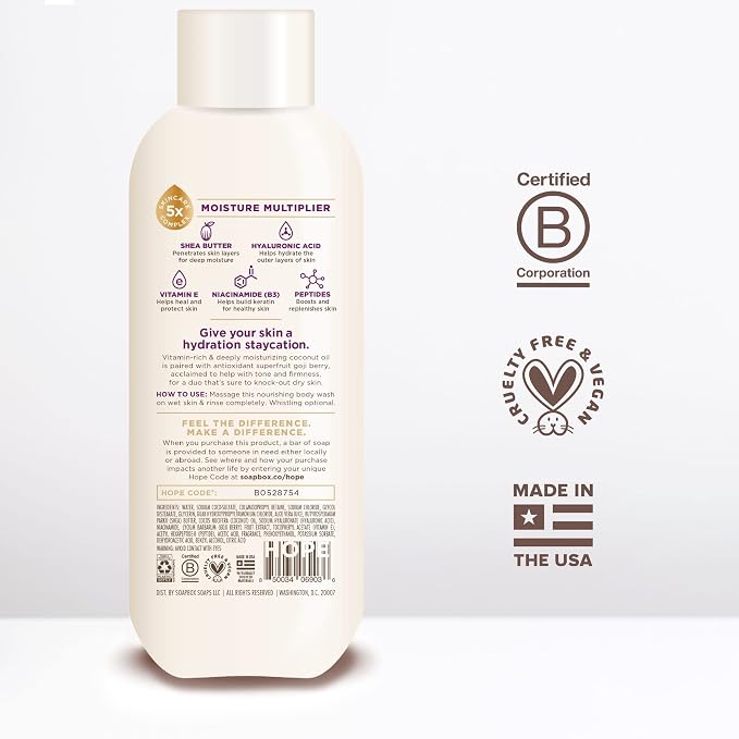 Soapbox Body Wash, Coconut + Goji Berry Body Wash - Image 5