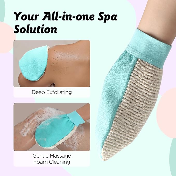 LOTTA Dual-Sided Exfoliating Gloves - Image 4
