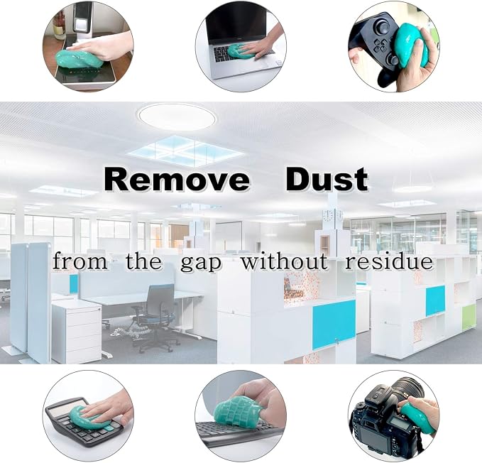 ASFSKY Keyboard Cleaning Gel Keyboard Cleaner Adheres to Dust and Debris in The - Image 7