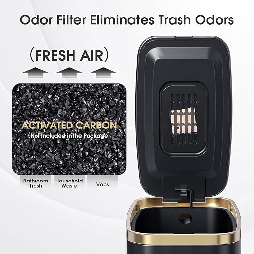 CEROELDA Small Bathroom Trash Can - Image 5
