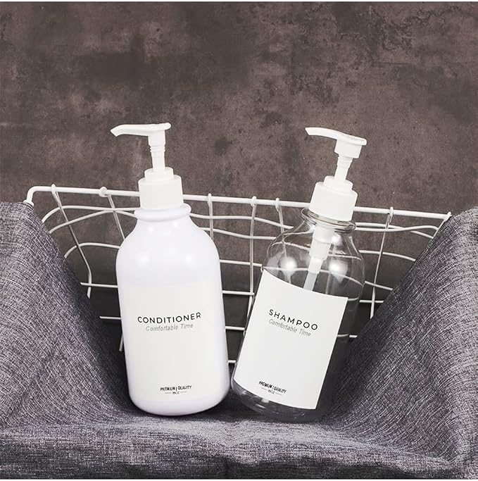 3 Pack of Shampoo and Conditioner Bottles - Image 5