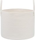 Woven Blanket Basket, 115L Large Rope Storage Bin by JMvicyroam