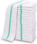 GOLD TEXTILES New Cotton Blend White Restaurant Bar Mops Kitchen Towels by GOLDTEXTILES
