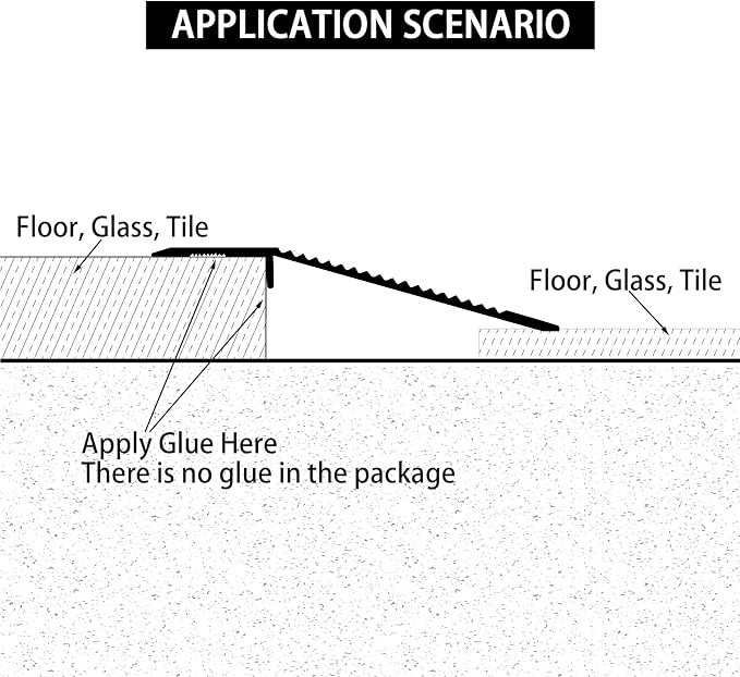 Gaahing Aluminum Floor Transition Threshold Strip, Bridge The Height Gap - Image 8