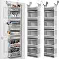 2 Pack Over The Door Hanging Organizer 6-Shelves and 12 Side Pockets, Over The by ROOMTALK