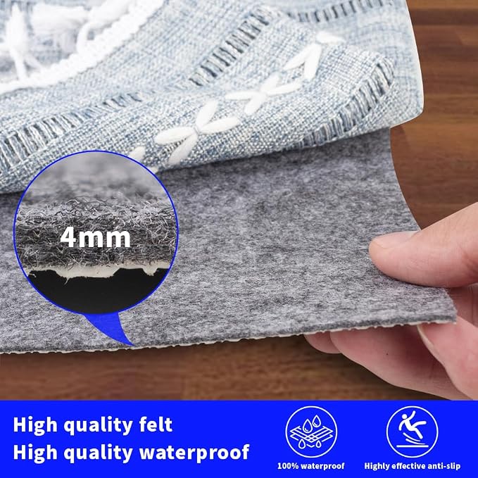 100% Waterproof Non-Slip Rug Pad 3x5 - Image 6