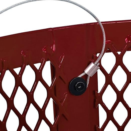 Global Industrial 36 Gallon Outdoor Steel Trash Can - Image 6