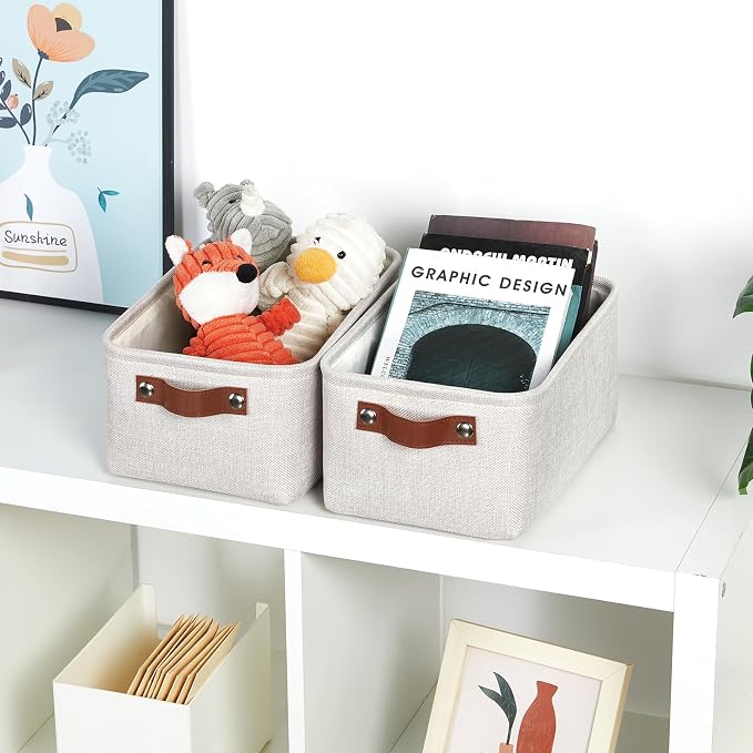 DULLEMELO fabric storage baskets | 11.8x7.9x5.1 inch small baskets - Image 7