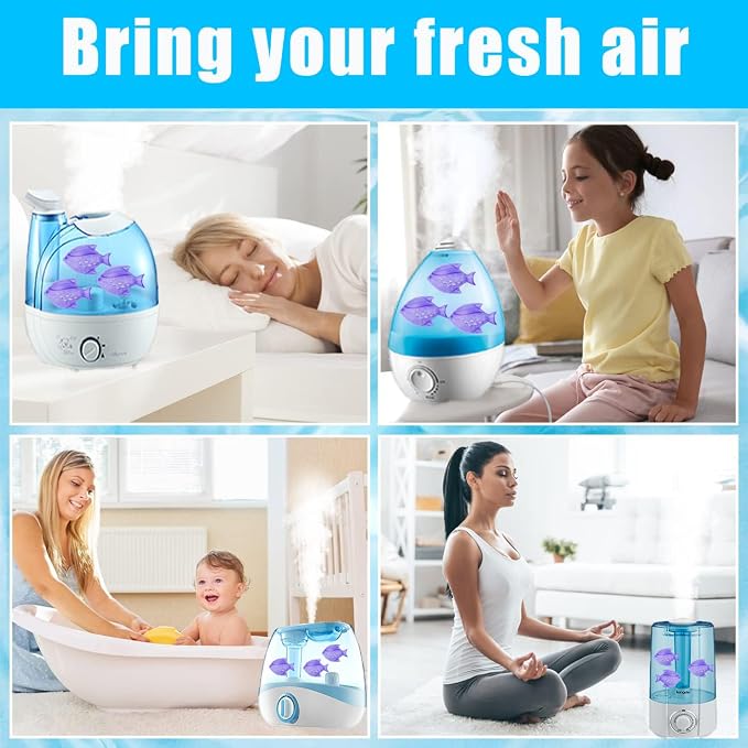 12PCS Universal Humidifier Tank Cleaner, Humidifier Cleaning Fish - Image 6