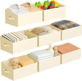 DIMJ Large Closet Storage Bins 8 Pack by DiMJ