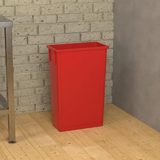 23 Gallon Red Slim Jim Trash Can - Image 3