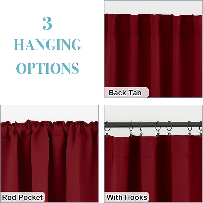 RYB HOME Window Curtains Blackout - Image 6