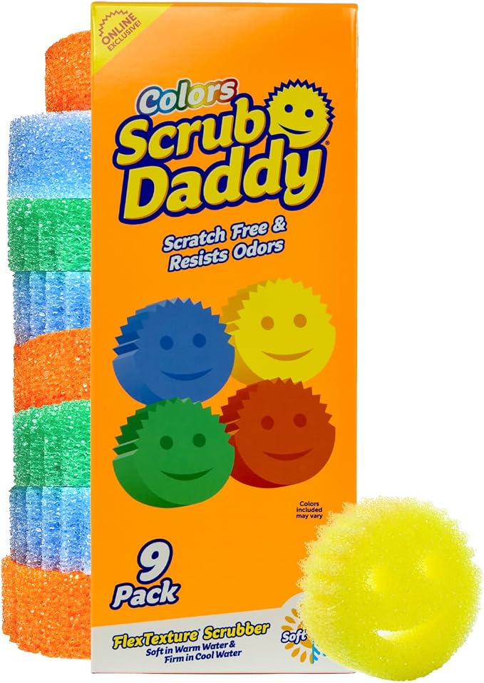 Scrub Daddy Scratch-Free Multipurpose Kitchen Sponges by ScrubDaddy
