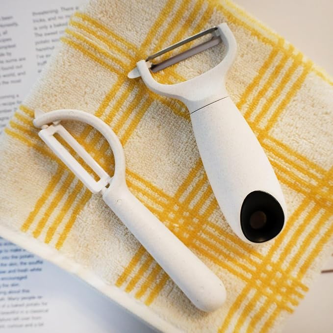 Beille Ceramic Blade Wheat Straw Vegetable Peeler Kitchen Gadgets, 6.5 Inch - Image 6