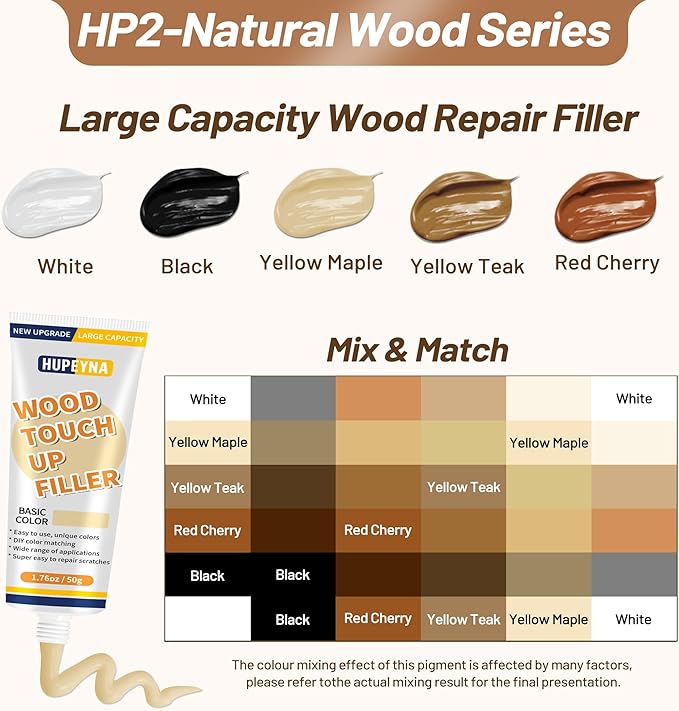 Wood Repair Kit, Wood Furniture Repair Kit, Wood Filler, Wood Putty and - Image 3