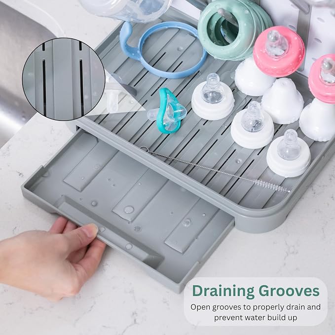 Baby Bottle Drying Rack – Large Vertical Bottle Dryer - Image 5