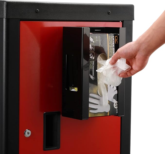 EMENTOL 4PCS Magnetic Glove/Tissue Dispenser Holder Set, Mount Onto Tool Box or - Image 5