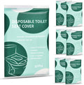 60 Pcs Disposable Flushable Paper Toilet Seat Covers Travel Supplies Essentials by KISEER