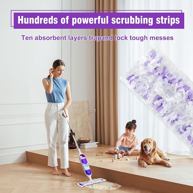 24 Pack Disposable Power Mop Refills Pads Compatible - Image 4