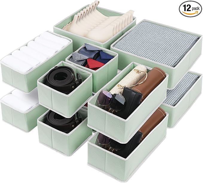 Cupic Cupid Drawer Organizer, Dresser Organizers, Foldabe Drawer Organizer by Unknown