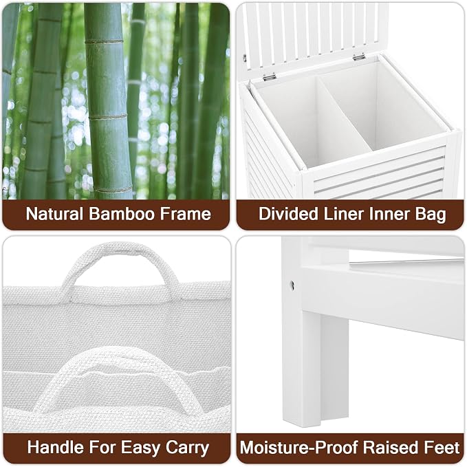 Homykic Bamboo Laundry Hamper - Image 6