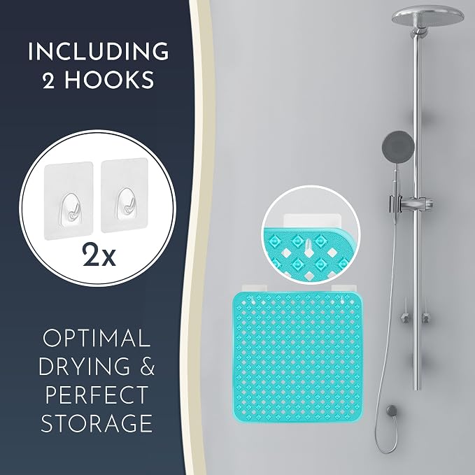 Homerella Anti Slip Shower Mat | Anti Mold Non Slip Bathtub Mat - Image 4