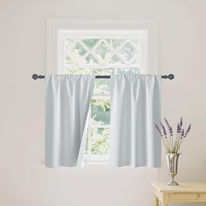 RYB HOME Mini Small 100% Blackout Curtains by RYBHOME