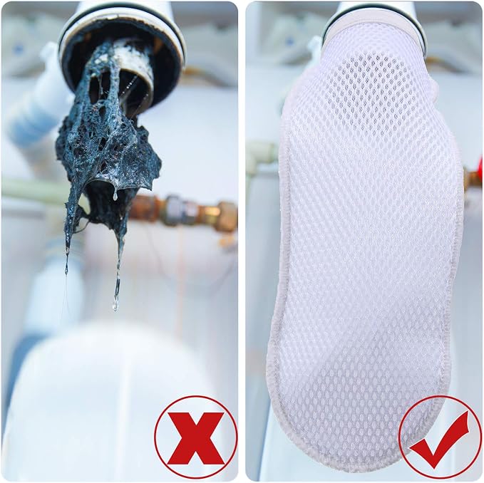Boao 5 Pieces Nylon Lint Traps for Washing Machine Discharge Hose Lint Traps - Image 2