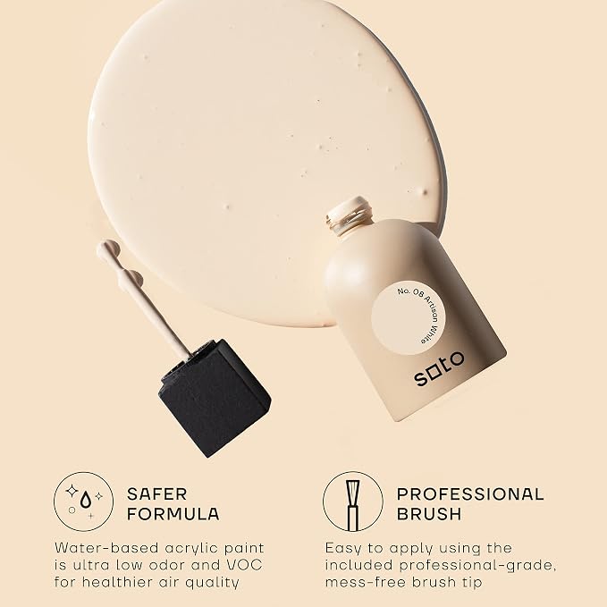 soto Off-White Paint Touch Up, Matte Finish - Image 5