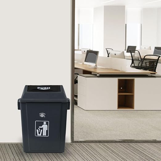 Readsky 6 Gallon Plastic Garbage Can Swing Lid, Trash Can Swing-Top, Swing - Image 6