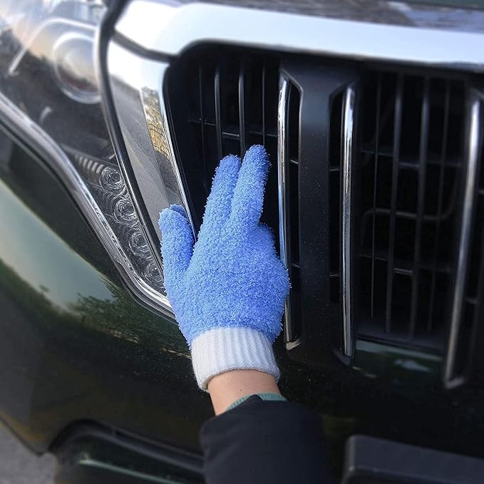 MIG4U Microfiber Dusting Gloves House Cleaning Glove - Image 5