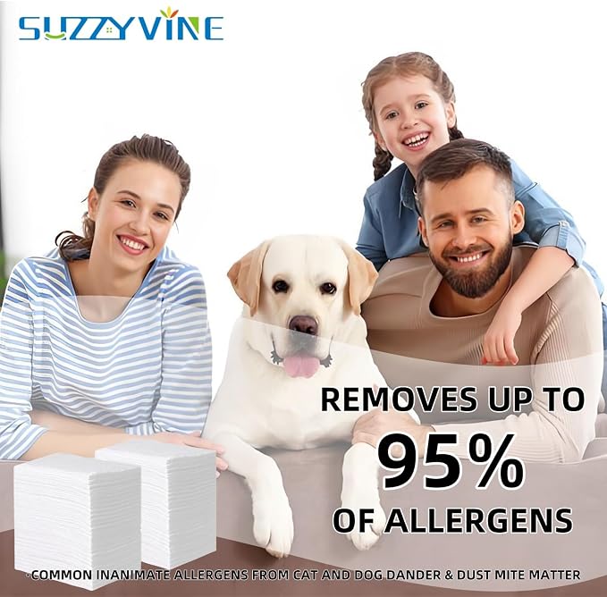 SUZZYVINE Dry Sweeping Cloths Dry Pads Refills 80 Count Dry Mop Refills - Image 8