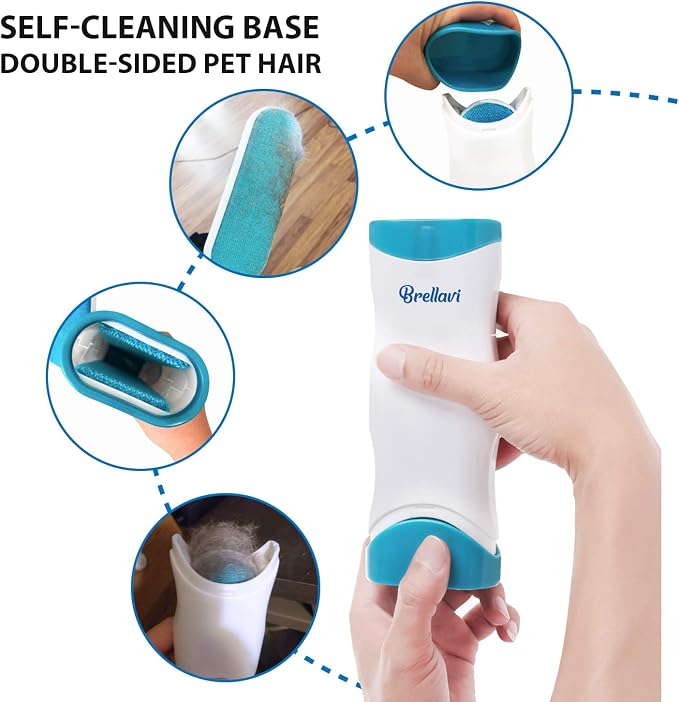 Pet Hair Remover for Clothes: Reusable Dog Cat Fur Lint Removal Brush for - Image 5