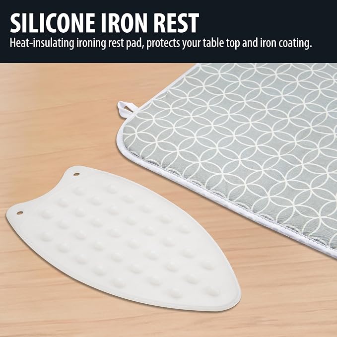 Seiritex Ironing Mat, Portable Ironing Pad 39.4 x 18.9 inch Table Top Iron - Image 5