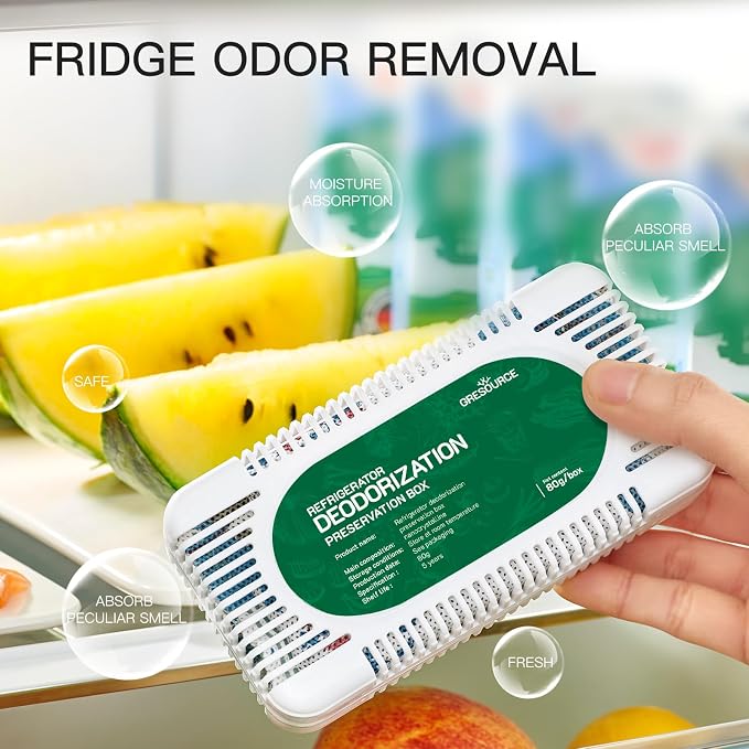 8 Pack Fridge Deodorizer, Refrigerator and Freezer Deodorizer Odor Eliminator - Image 2