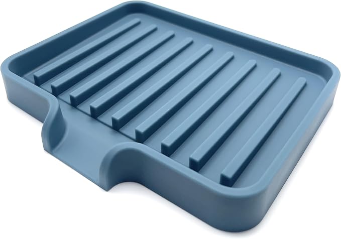 Happitasa Silicone Soap Dish Tray and Sponge Holder - Image 4
