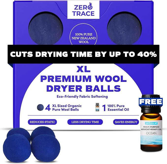 Zero Trace Wool Dryer Balls by ZeroTrace